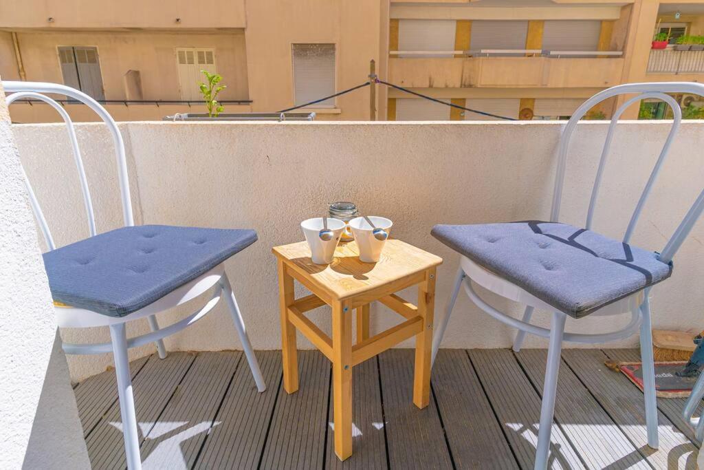 Bel Appart Climatise A 5 Min Plage Des Catalans Apartment Marseille Exterior photo